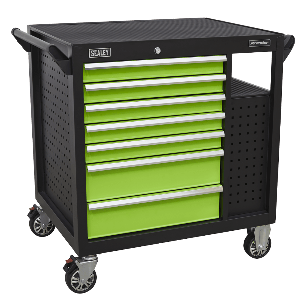 Sealey Mobile Workstation 7 Drawer & Cupboard 920mm Model No-AP36MWS