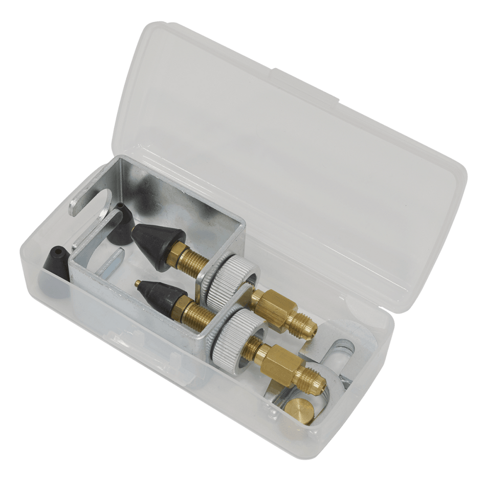 Sealey Air Conditioning Pressure Test Connector Kit 13pc Model No-VSAC135