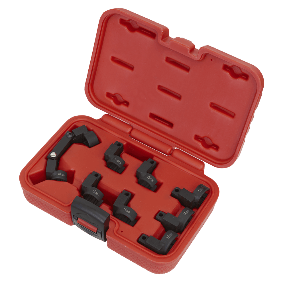 Sealey Injector Pipe Socket Set 9pc 3/8"Sq Drive Model No-AK6985