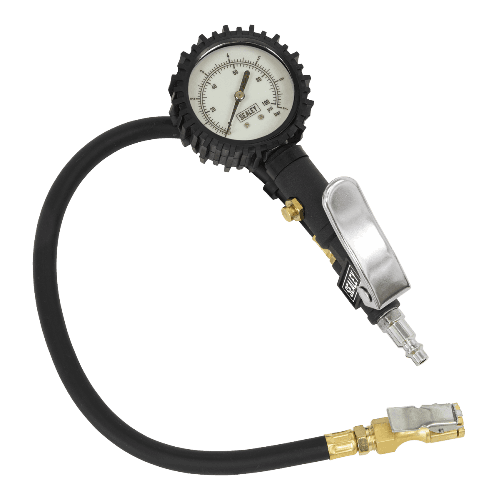 Sealey Tyre Inflator with Clip-On Connector Model No-SA399