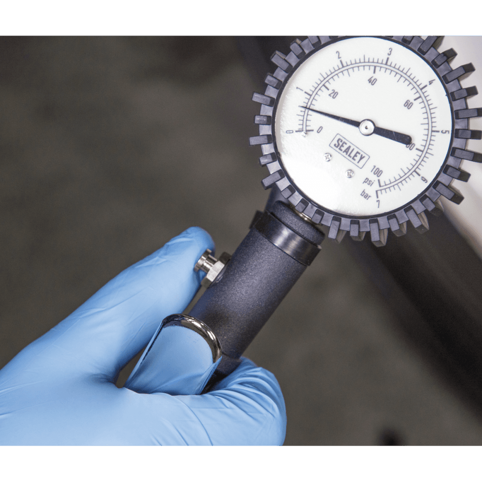 Sealey Tyre Inflator with Clip-On Connector Model No-SA399