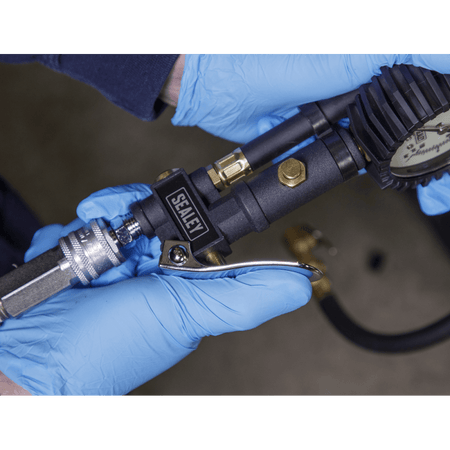 Sealey Tyre Inflator with Clip-On Connector Model No-SA399