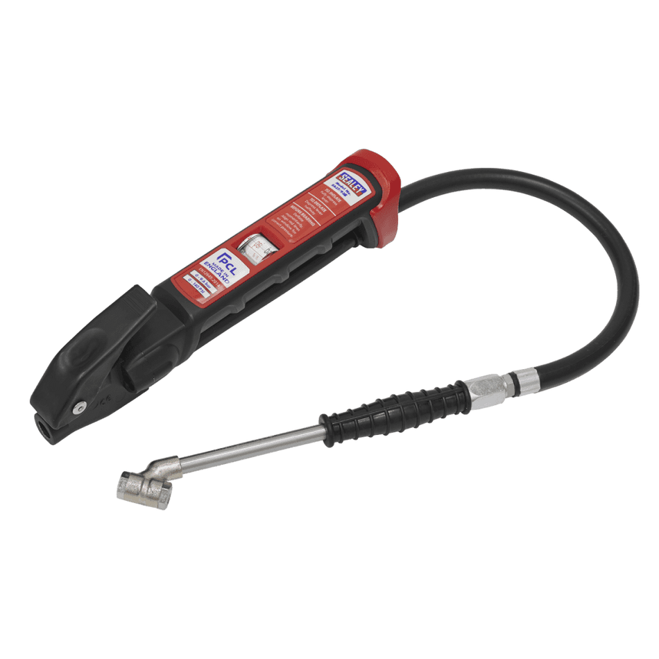 Sealey Premier Anodised Tyre Inflator with Twin Push-On Connector Model No-SA37/93B