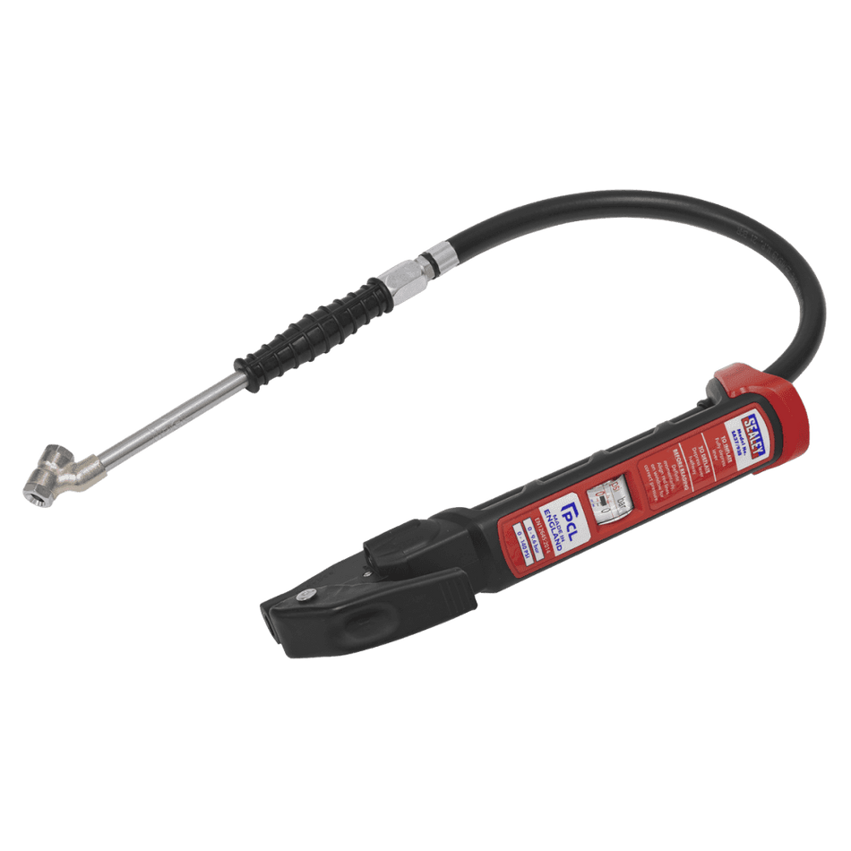 Sealey Premier Anodised Tyre Inflator with Twin Push-On Connector Model No-SA37/93B