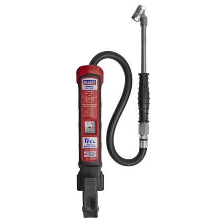 Sealey Premier Anodised Tyre Inflator with Twin Push-On Connector Model No-SA37/93B