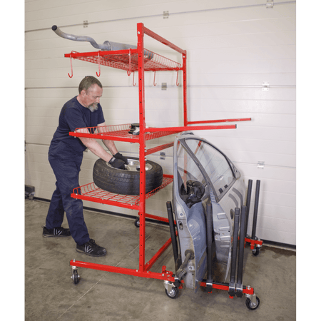Parts Cart with Panel Train Model No-MK75
