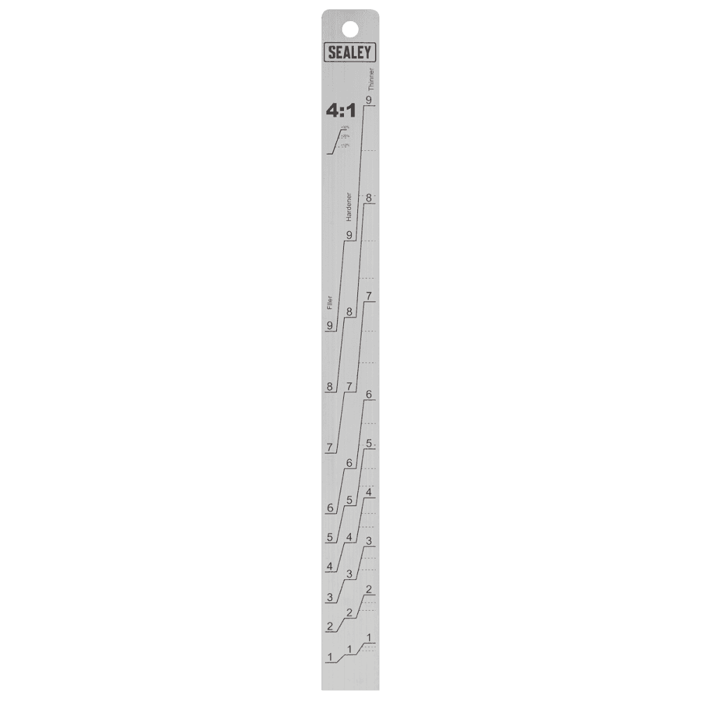 Aluminium Paint Measuring Stick 2:1/4:1 Model No-PA04