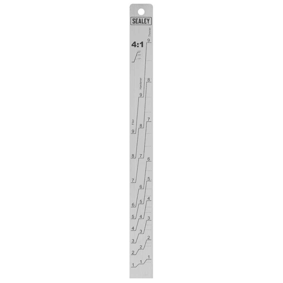 Aluminium Paint Measuring Stick 2:1/4:1 Model No-PA04