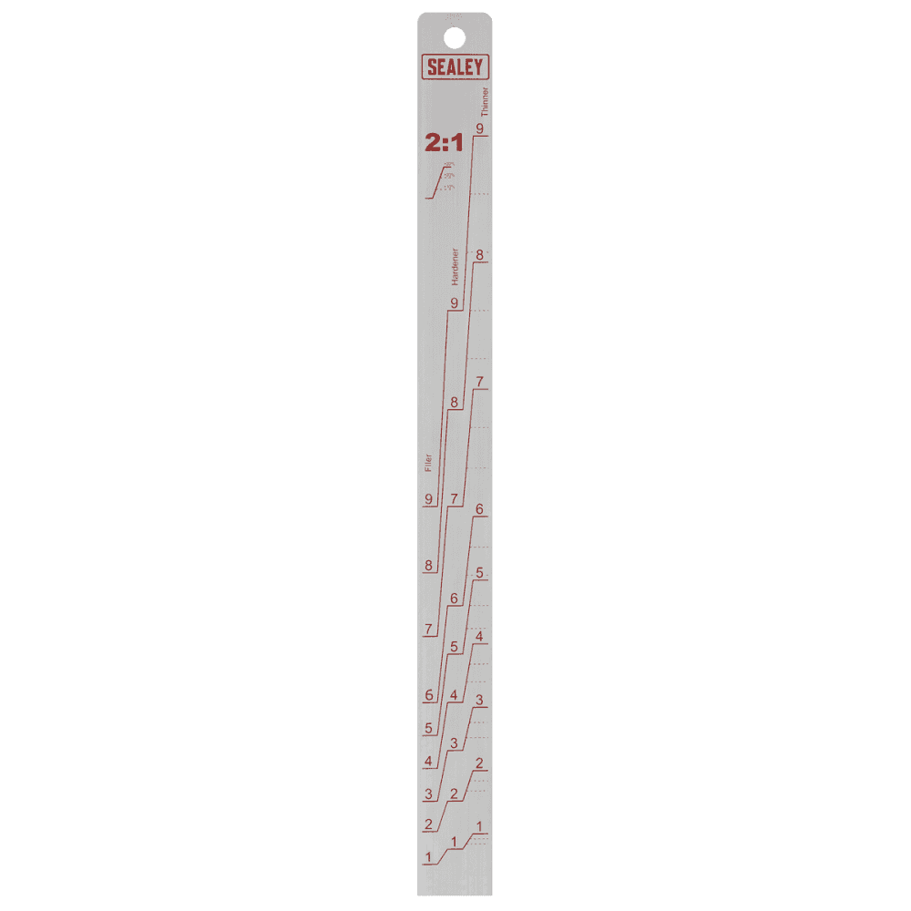 Aluminium Paint Measuring Stick 2:1/4:1 Model No-PA04