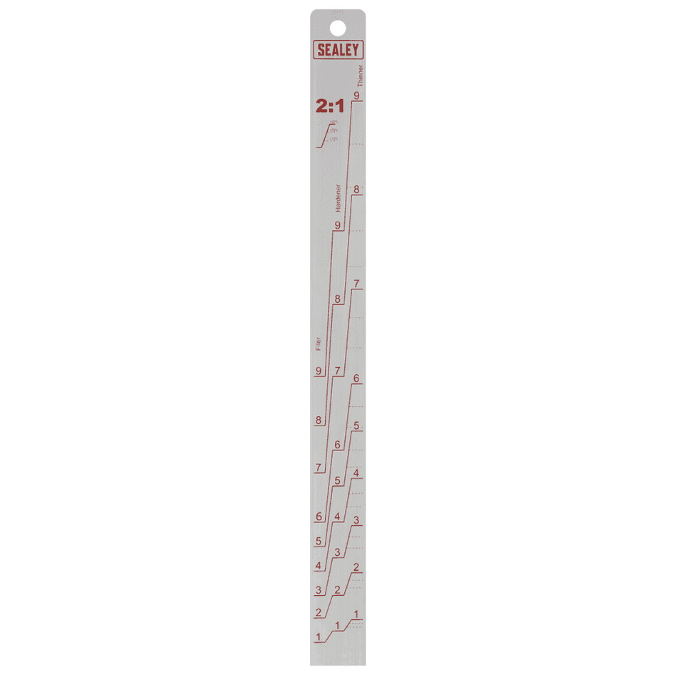 Aluminium Paint Measuring Stick 2:1/4:1 Model No-PA04