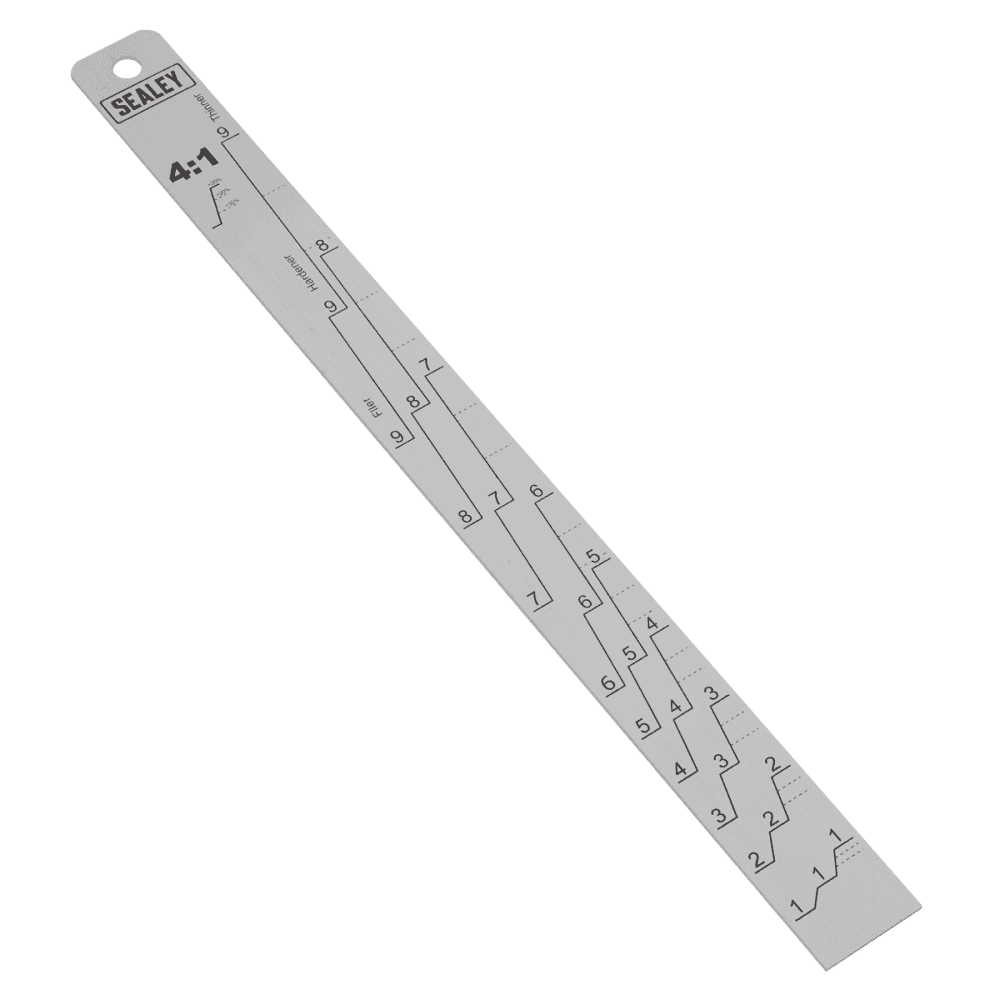 Aluminium Paint Measuring Stick 2:1/4:1 Model No-PA04