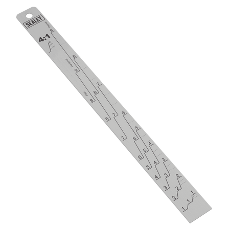 Aluminium Paint Measuring Stick 2:1/4:1 Model No-PA04