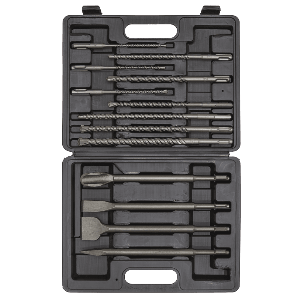 Worksafe® SDS Plus Drill Bit & Chisel Set 13pc : Model No-WDCS