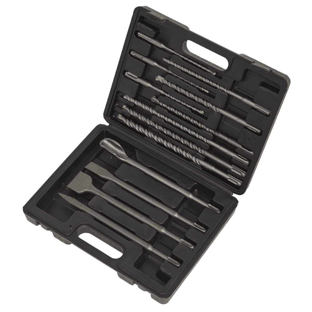 Worksafe® SDS Plus Drill Bit & Chisel Set 13pc : Model No-WDCS