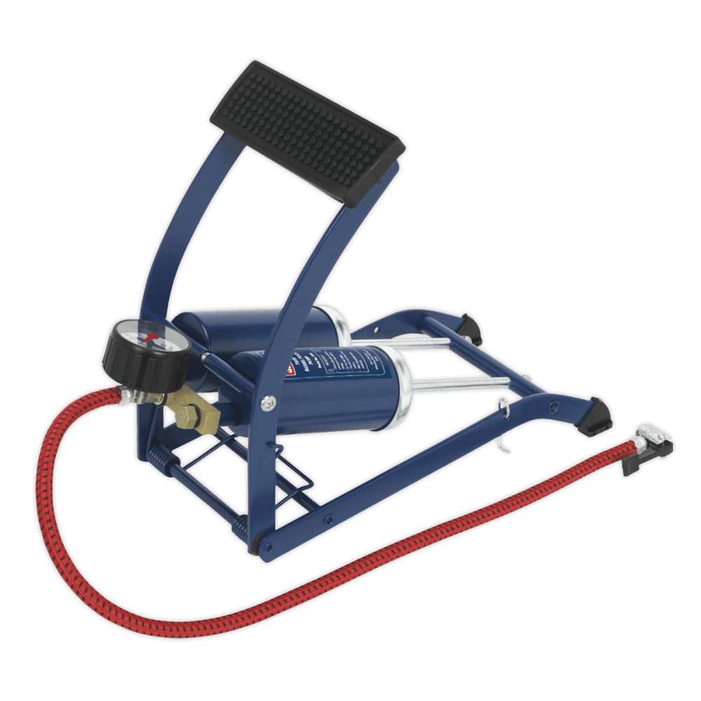 Sealey Foot Pump Twin Barrel Model No-FP2