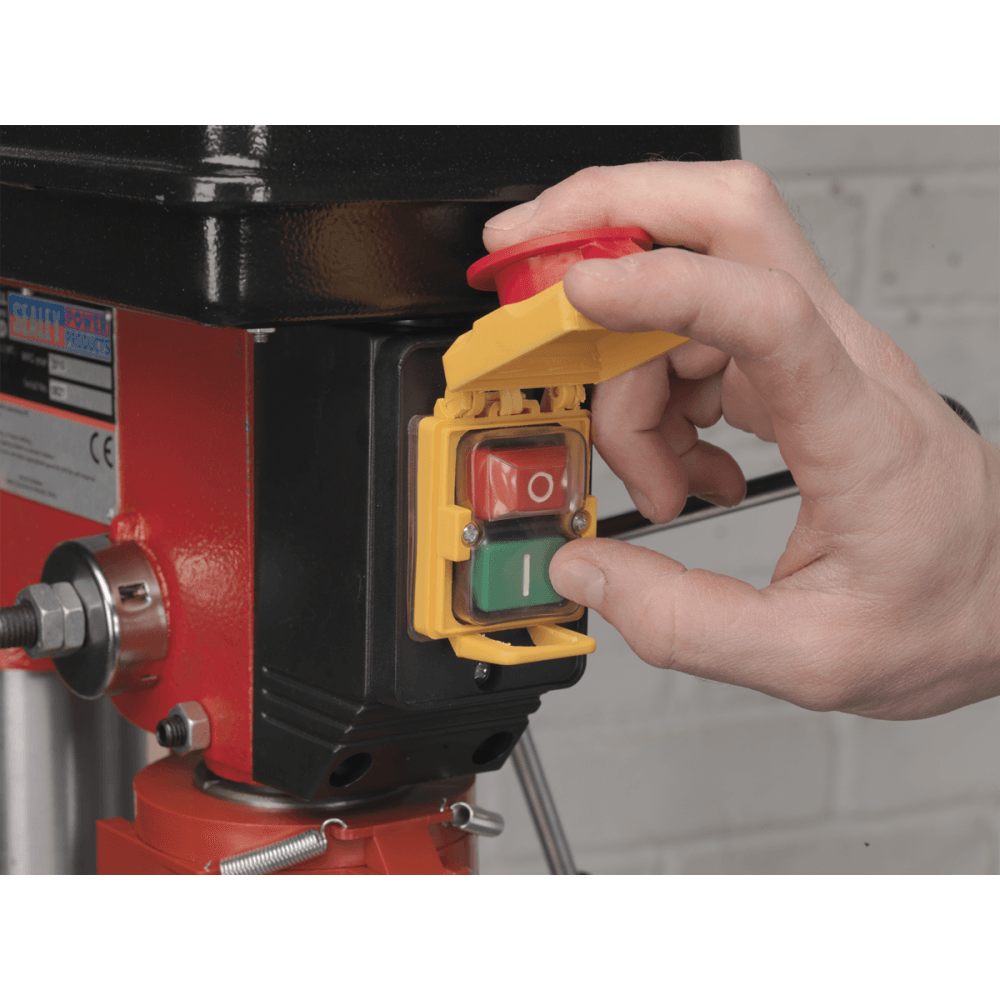 Sealey Pillar Drill Floor 12-Speed 1530mm Height 370W/230V Model No-GDM140F