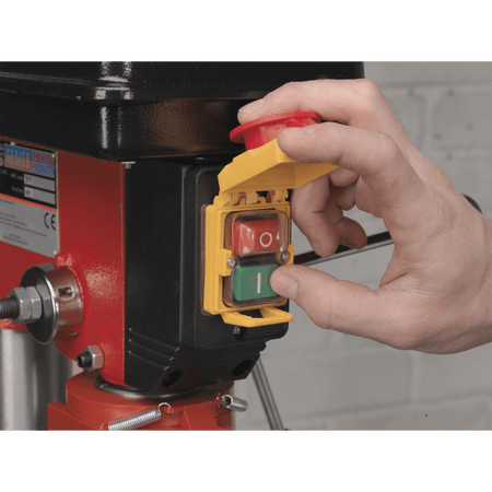 Sealey Pillar Drill Floor 12-Speed 1530mm Height 370W/230V Model No-GDM140F