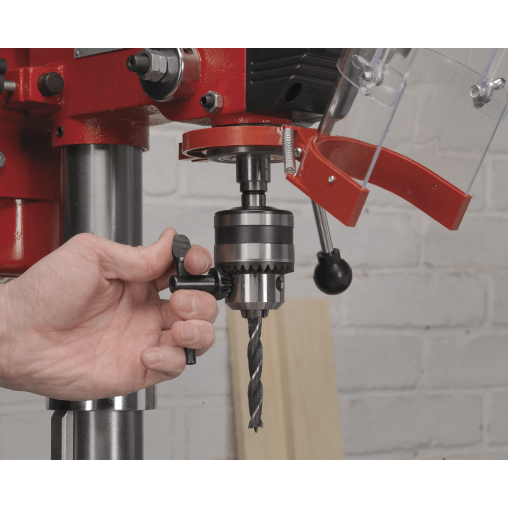 Sealey Pillar Drill Floor 12-Speed 1530mm Height 370W/230V Model No-GDM140F