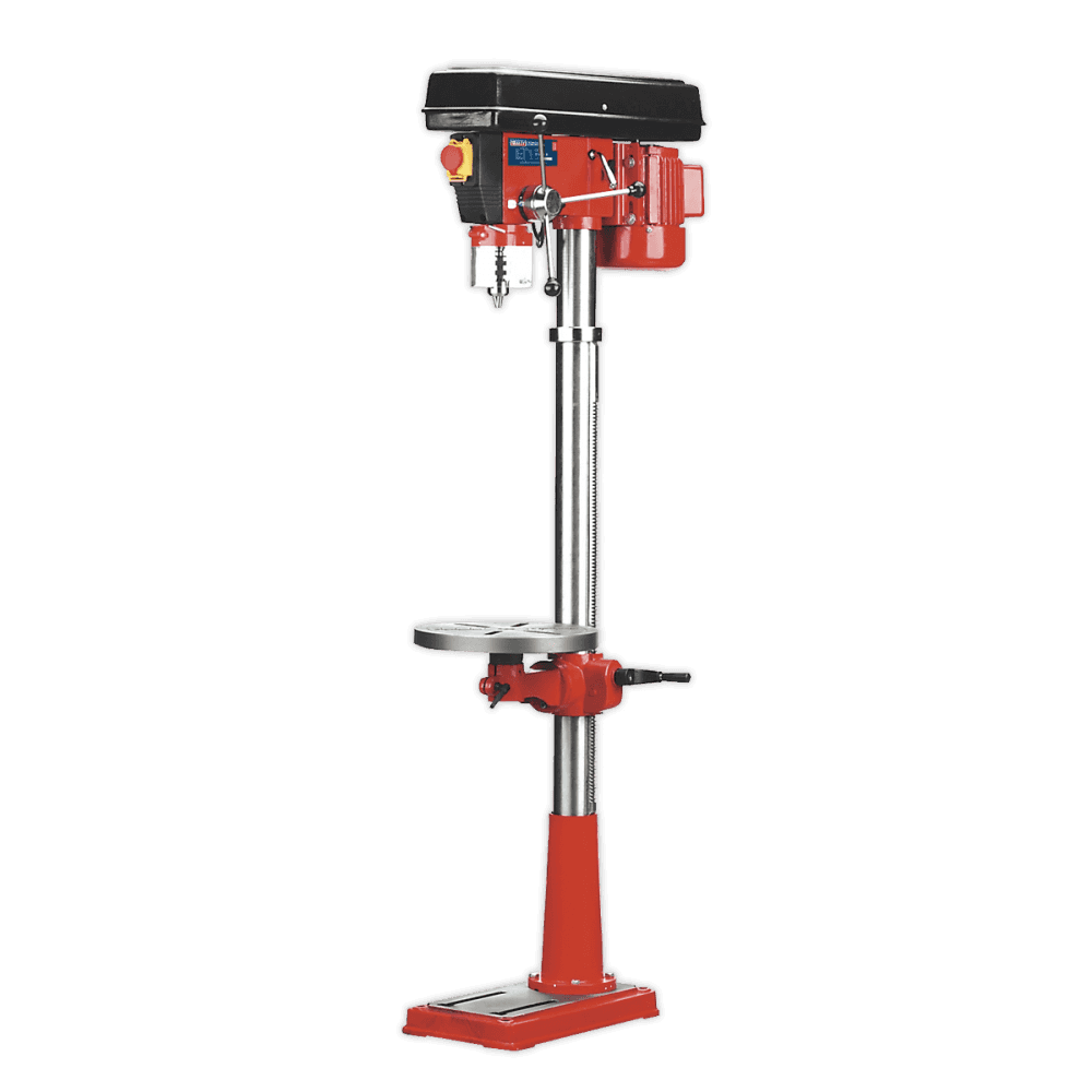 Sealey Pillar Drill Floor 16-Speed 1580mm Height 550W/230V Model No-GDM160F