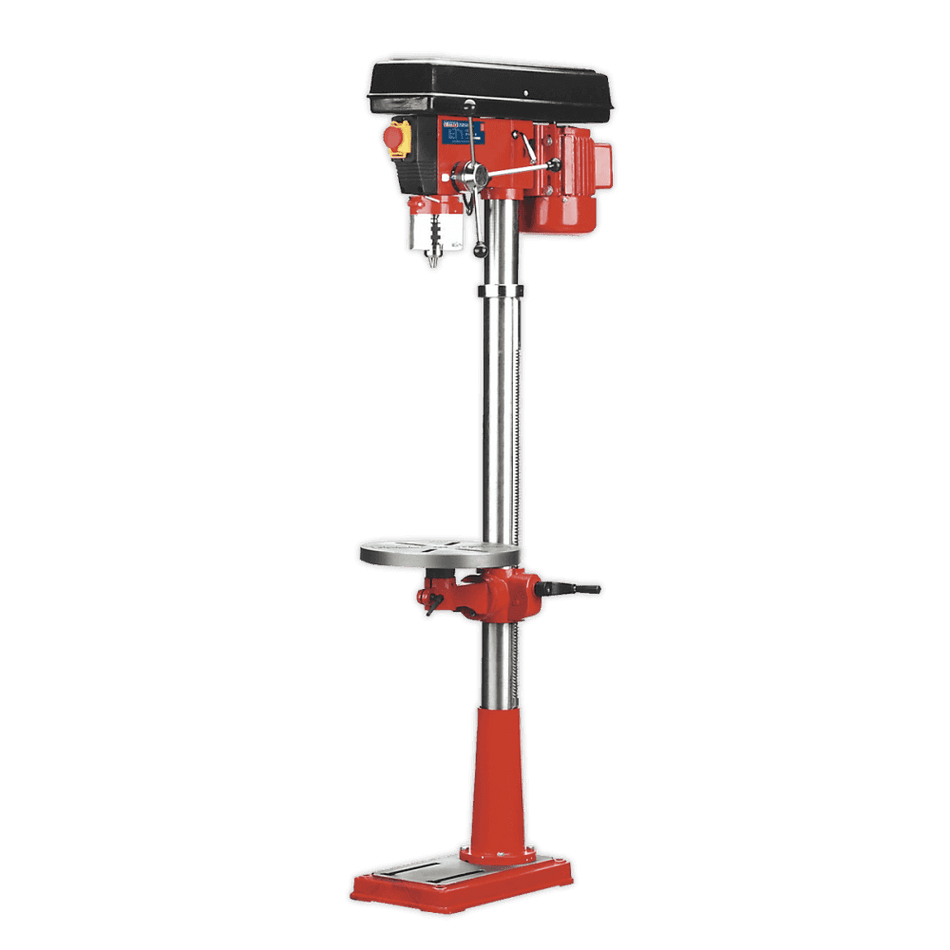Sealey Pillar Drill Floor 16-Speed 1580mm Height 550W/230V Model No-GDM160F