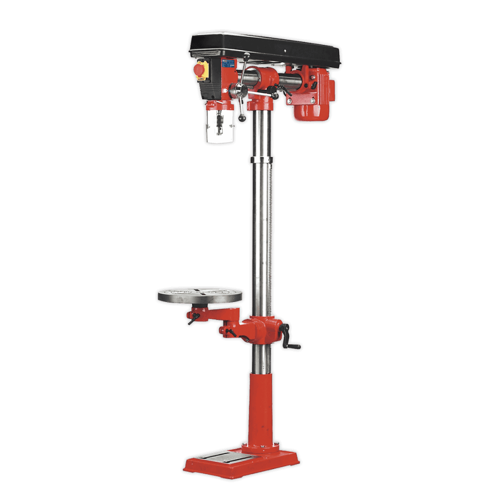 Sealey Radial Pillar Drill Floor 5-Speed 1630mm Height 550W/230V Model No-GDM1630FR