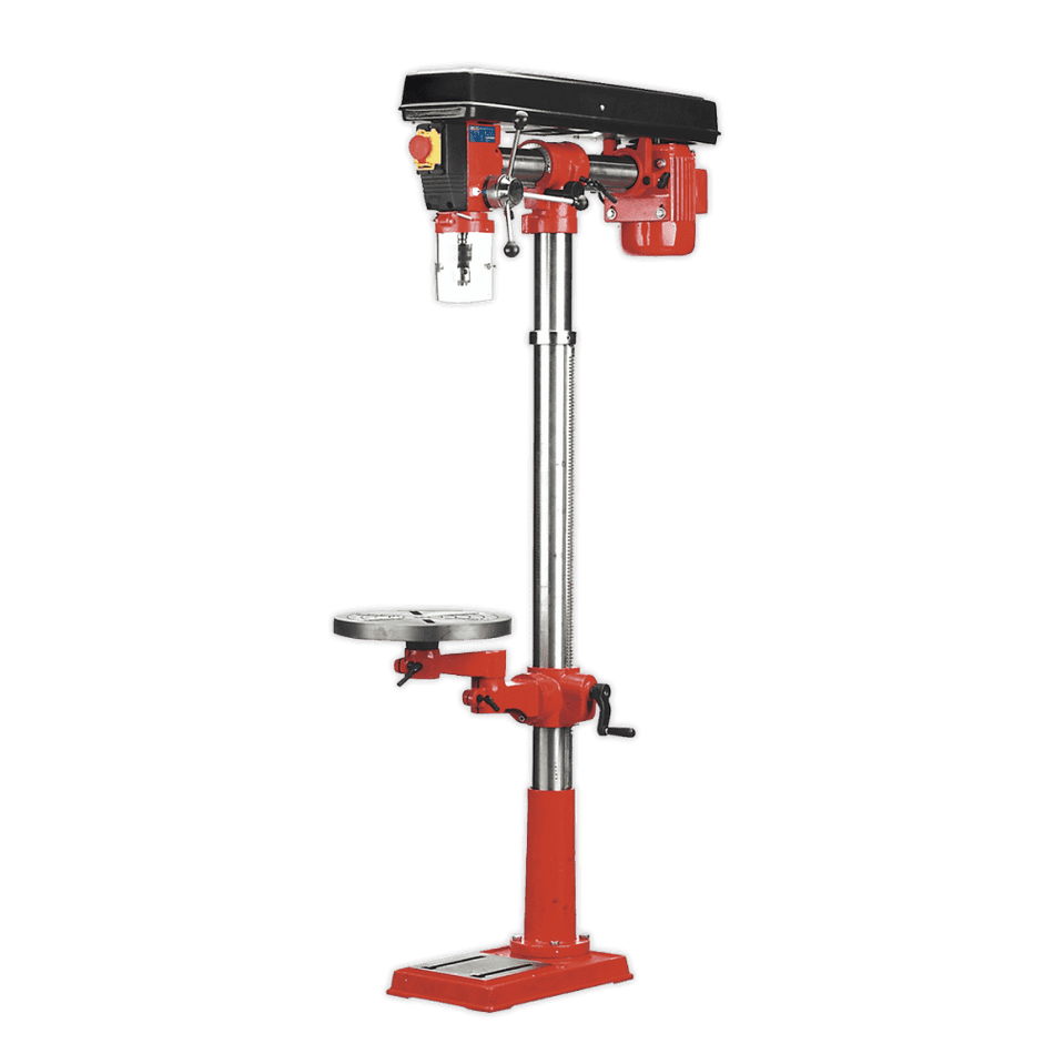 Sealey Radial Pillar Drill Floor 5-Speed 1630mm Height 550W/230V Model No-GDM1630FR