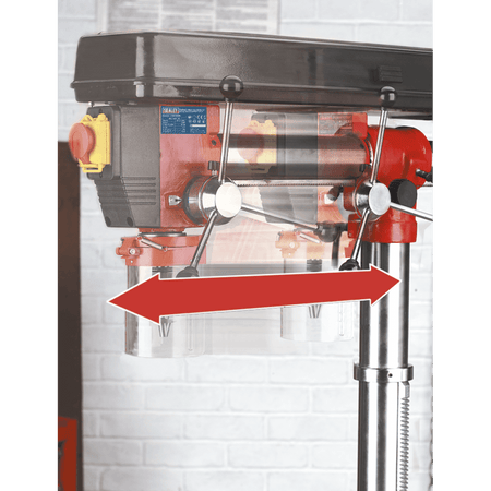 Sealey Radial Pillar Drill Floor 5-Speed 1630mm Height 550W/230V Model No-GDM1630FR