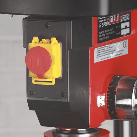 Sealey Radial Pillar Drill Floor 5-Speed 1630mm Height 550W/230V Model No-GDM1630FR