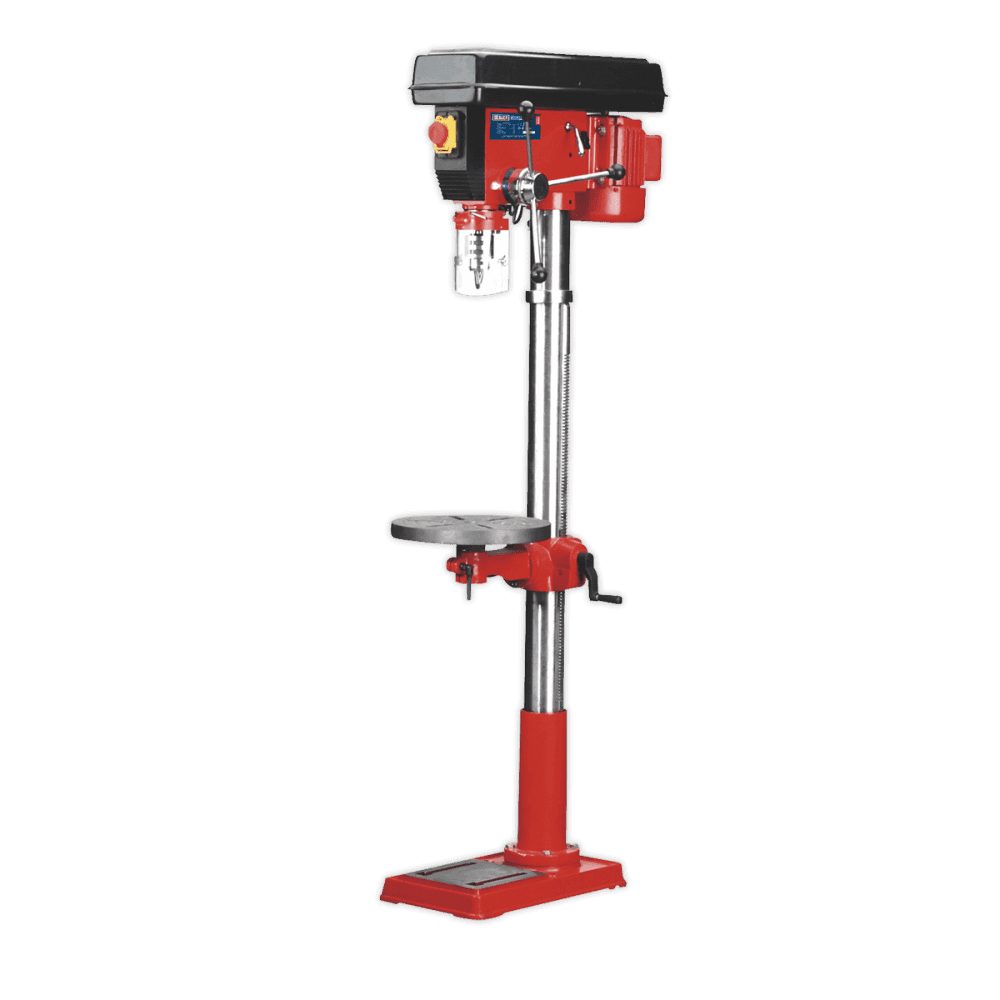 Sealey Pillar Drill Floor 16-Speed 1630mm Height 650W/230V Model No-GDM200F