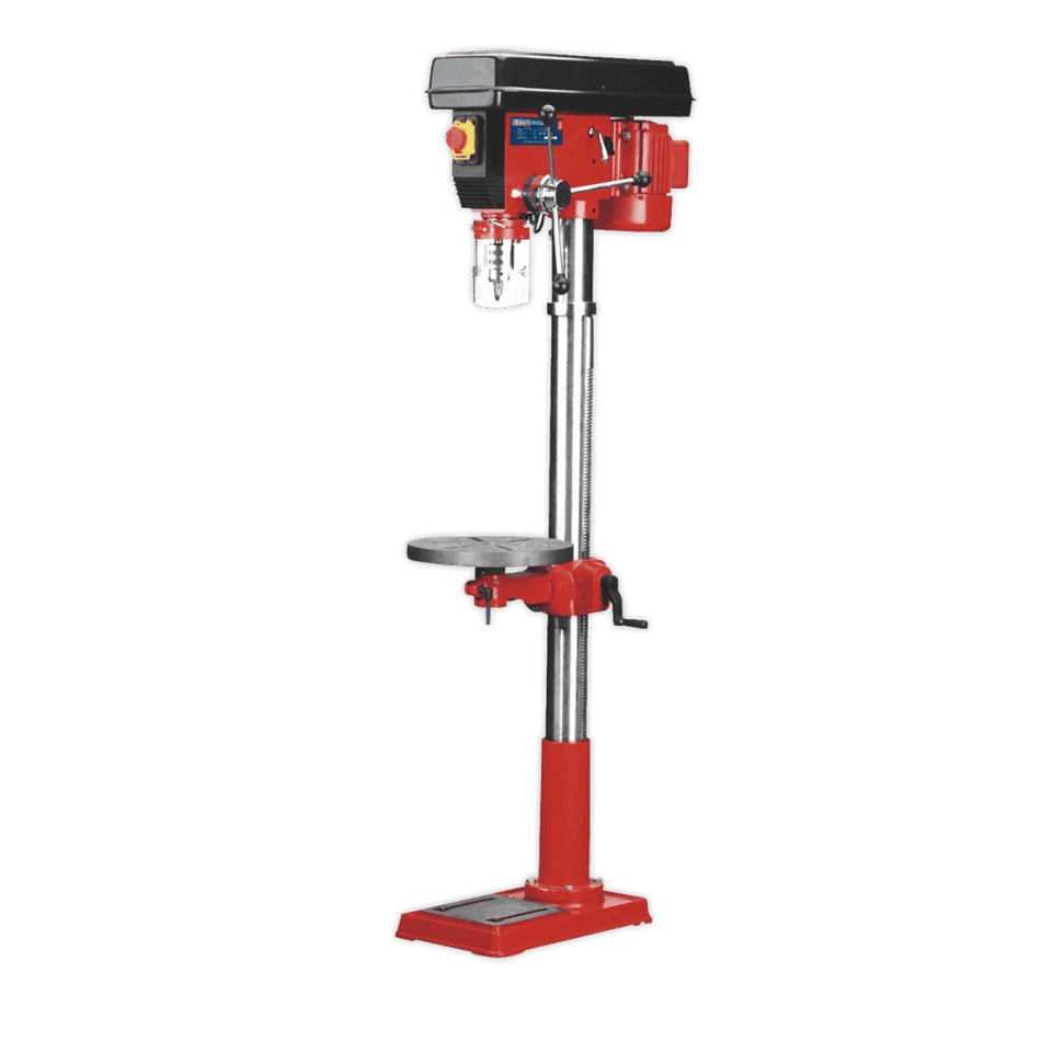 Sealey Pillar Drill Floor 16-Speed 1630mm Height 650W/230V Model No-GDM200F