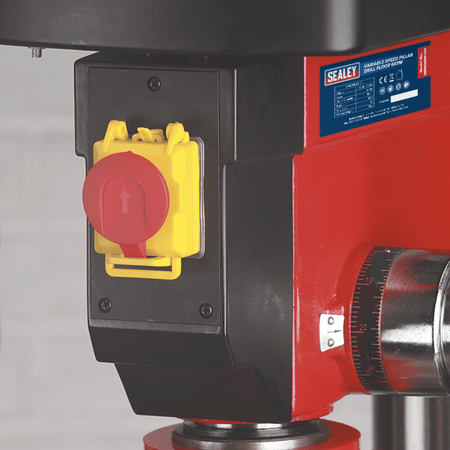 Sealey Pillar Drill Floor 16-Speed 1630mm Height 650W/230V Model No-GDM200F