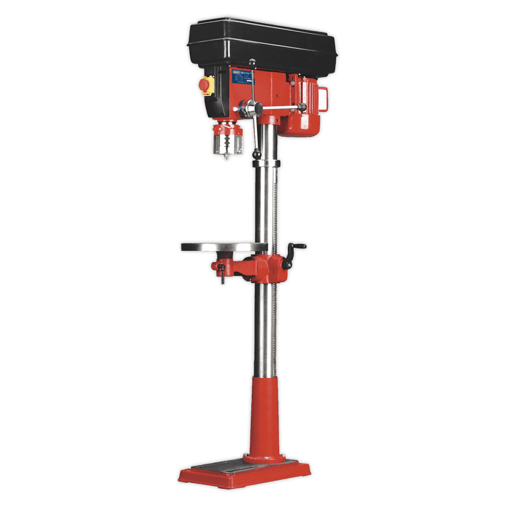 Sealey Pillar Drill Floor Variable Speed 1630mm Height 650W/230V Model No-GDM200F/VS
