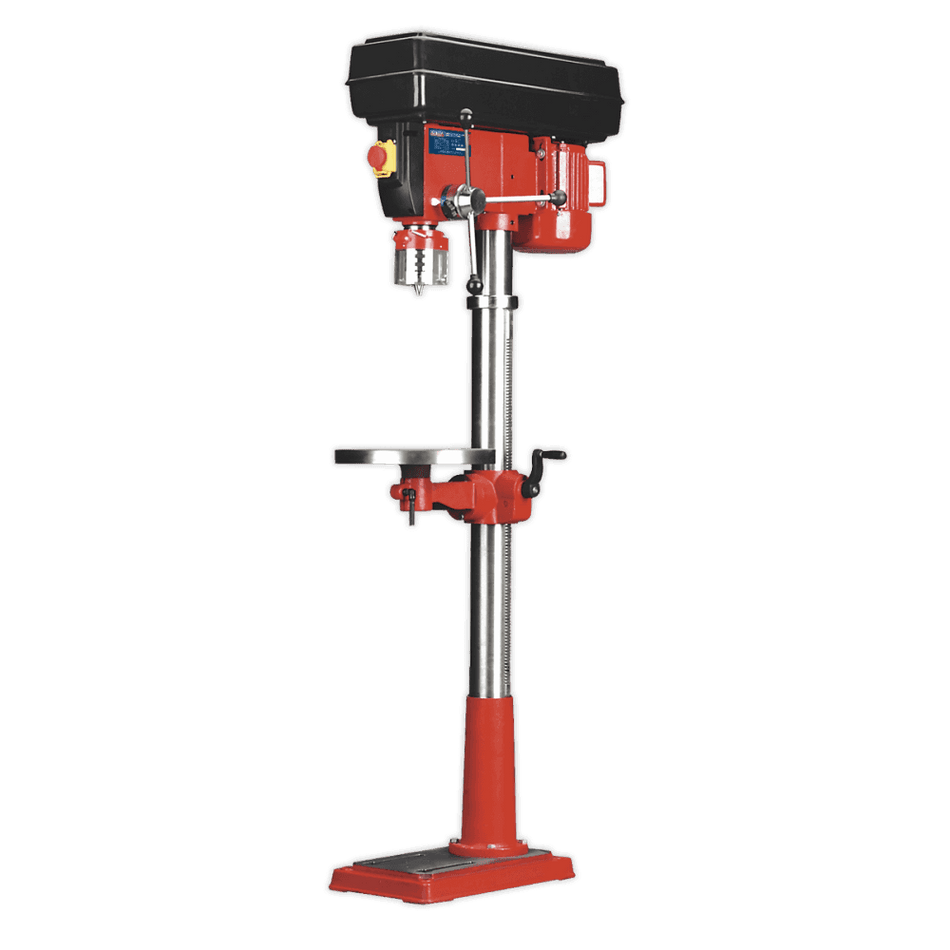Sealey Pillar Drill Floor Variable Speed 1630mm Height 650W/230V Model No-GDM200F/VS