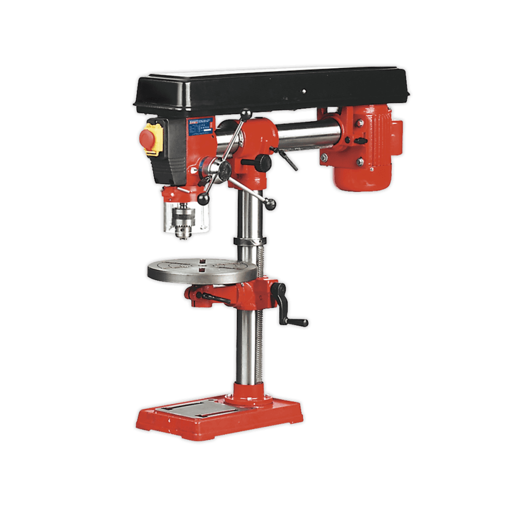 Sealey Radial Pillar Drill Bench 5-Speed 790mm Height 550W/230V Model No-GDM790BR