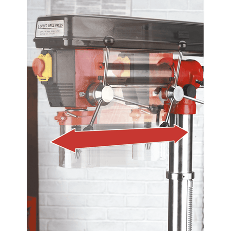 Sealey Radial Pillar Drill Bench 5-Speed 790mm Height 550W/230V Model No-GDM790BR