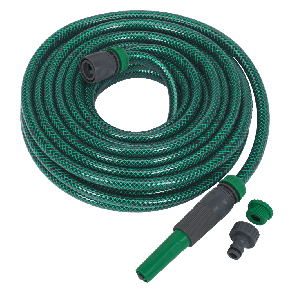 Sealey Water Hose 15mtr with Fittings Model No-GH15R/12
