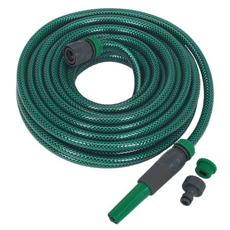 Sealey Water Hose 15mtr with Fittings Model No-GH15R/12