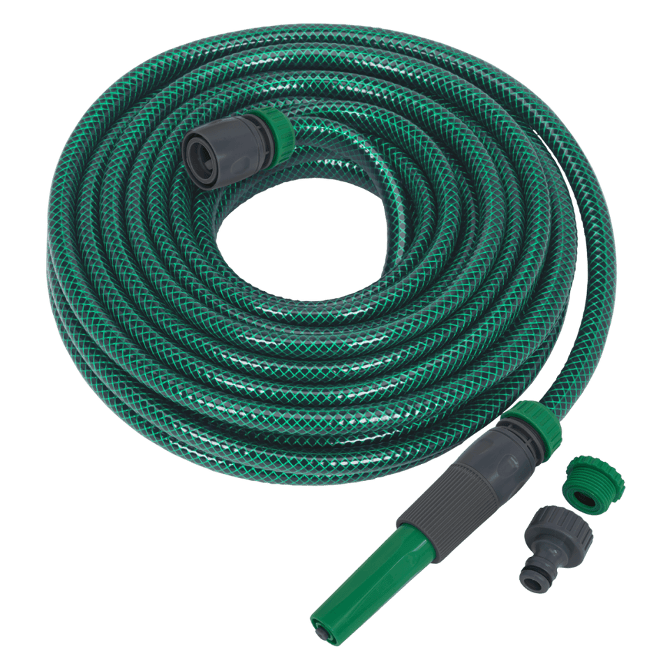 Sealey Water Hose 15mtr with Fittings Model No-GH15R/12