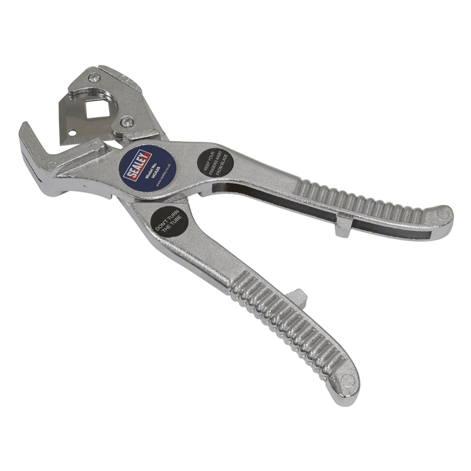 Sealey Rubber & Reinforced Hose Cutter 3-25mm Die Cast Alloy Model No-HCA25