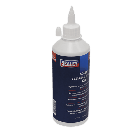 Sealey Hydraulic Jack Oil 500ml Model No-HJO500MLS