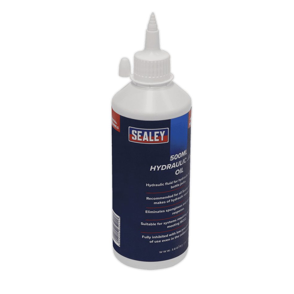 Sealey Hydraulic Jack Oil 500ml Model No-HJO500MLS