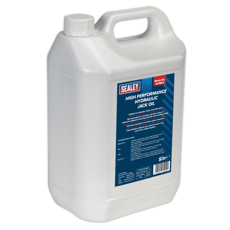 Sealey Hydraulic Jack Oil 5ltr Model No-HJO5LS