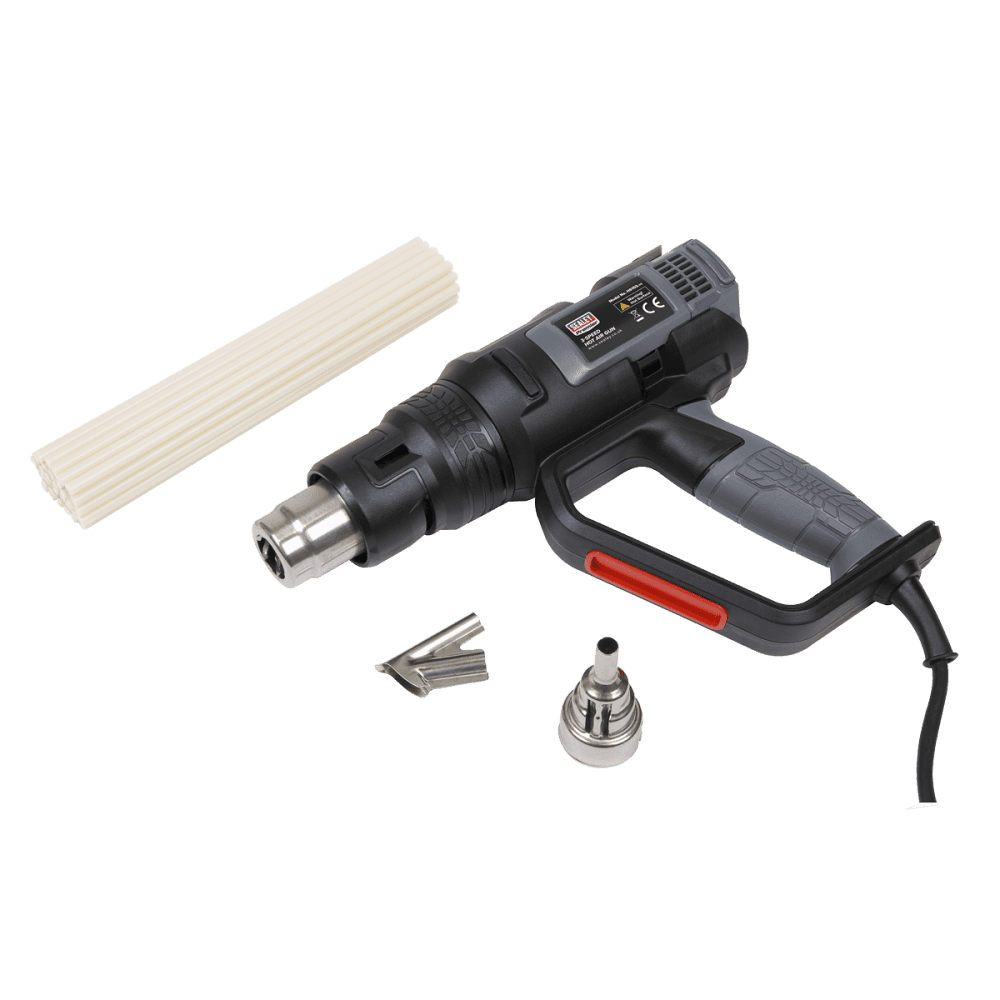 Sealey Plastic Welding Kit including HS102 Hot Air Gun Model No-HS102K