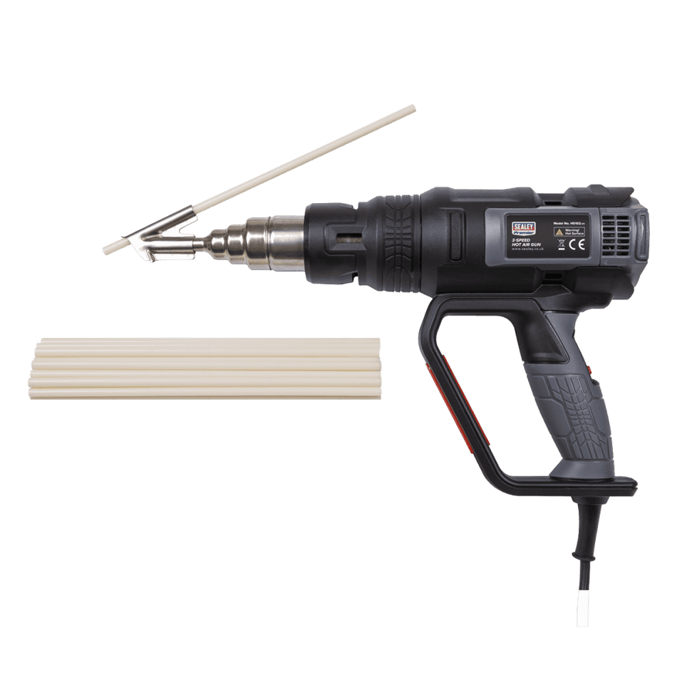 Sealey Plastic Welding Kit including HS102 Hot Air Gun Model No-HS102K