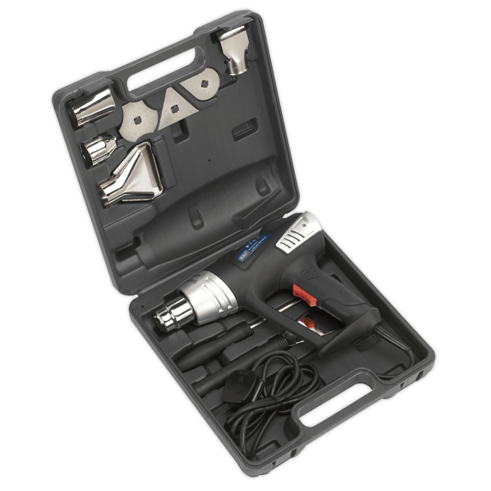 Sealey Hot Air Gun Kit 2-Speed 350Â¶ÃºC/600Â¶ÃºC Model No-HS103K