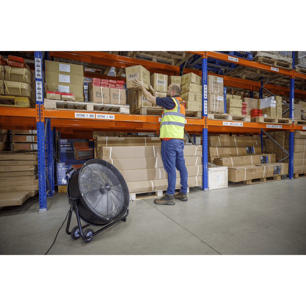 Sealey Industrial High Velocity Drum Fan 24" 230V Model No-HVD24