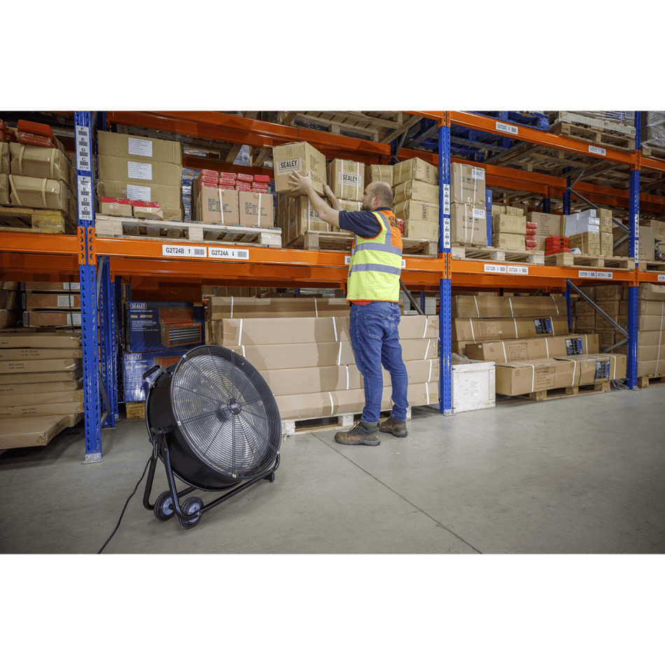 Sealey Industrial High Velocity Drum Fan 24" 230V Model No-HVD24