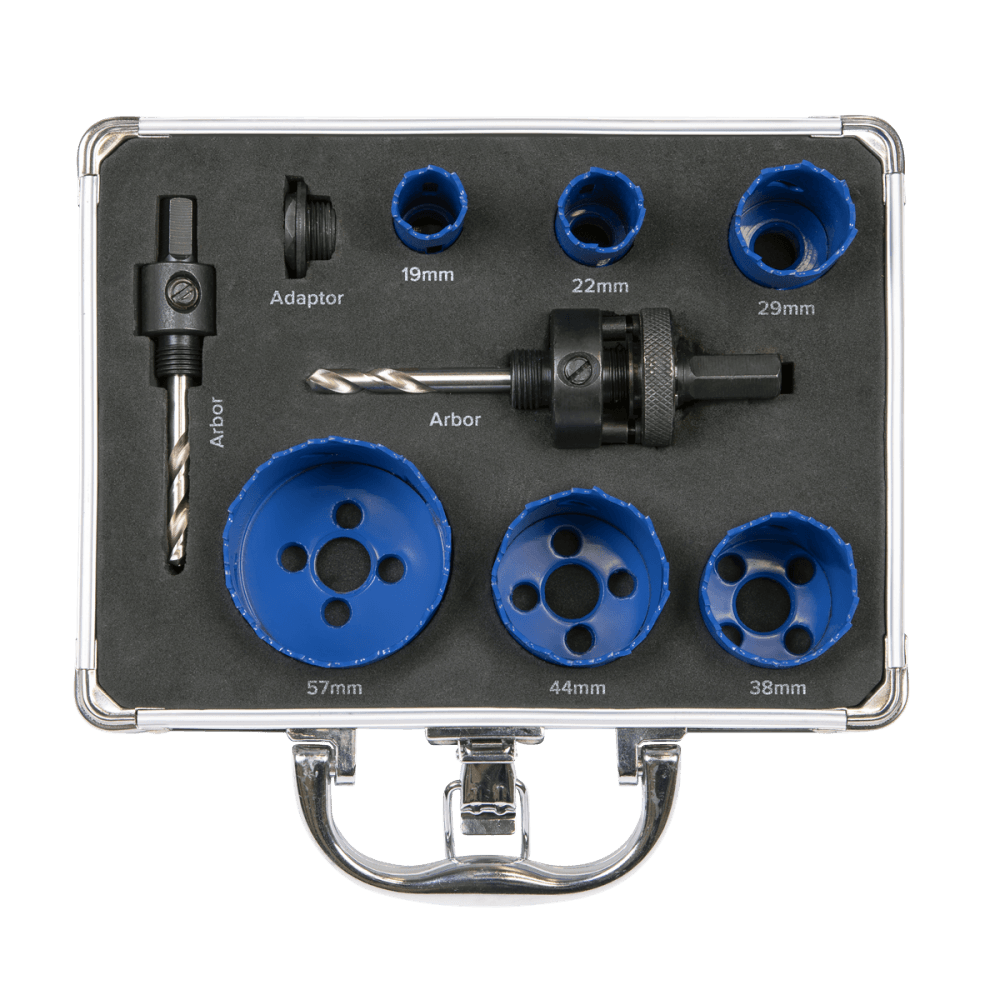 Plumber's Hole Saw Kit 9pc : Model No-WSPHSK