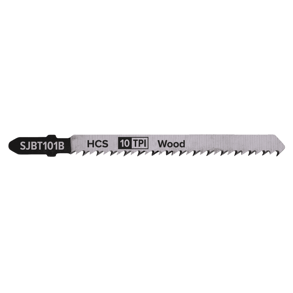 Jigsaw Blade Hard Wood 100mm 10tpi - Pack of 5 Model No-SJBT101B