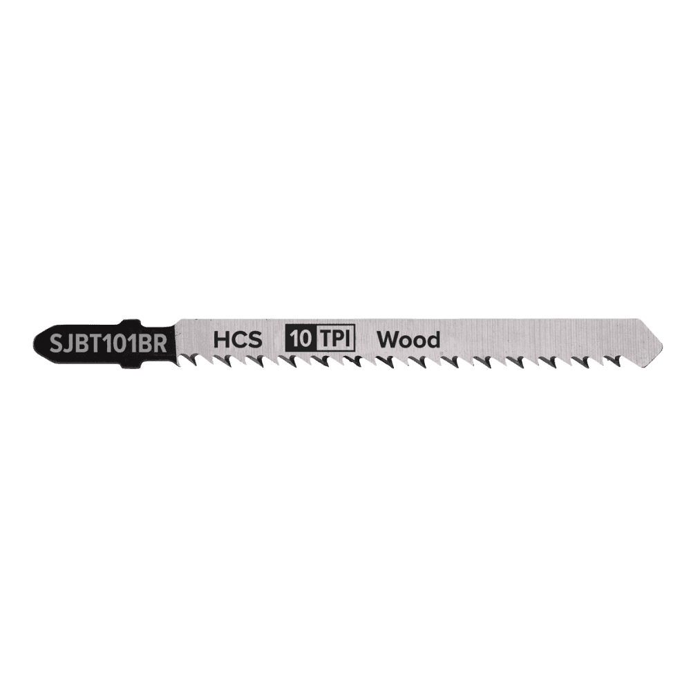 Jigsaw Blade Hard Wood Downward Cut 100mm 10tpi - Pack of 5 Model No-SJBT101BR